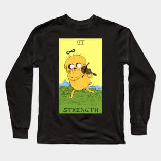 Jake The Dog as Strength Long Sleeve T-Shirt